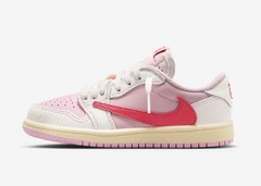 Jordan 1 Low Travis Scott Shy Pink Little Kids Size 3Y IQ7605-101 PRESALE