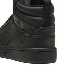 PUMA Rebound V6 Mid Top Lace Up Youth Boys Black Sneakers Casual Shoes 39383139