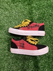 Vans Simpsons El Barto Bart Limited Edition Kids Size 13 Sk8 Low Black Red