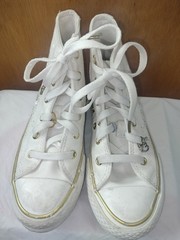 Converse High-Top Chuck Taylor All Star Sneaker Shoes Platform Youth Size 1