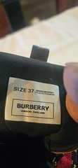 BURBERRY VINTAGE PLAID PATTERN KIDS SHOE SIZE 37 US SIZE 4.5 OR 5