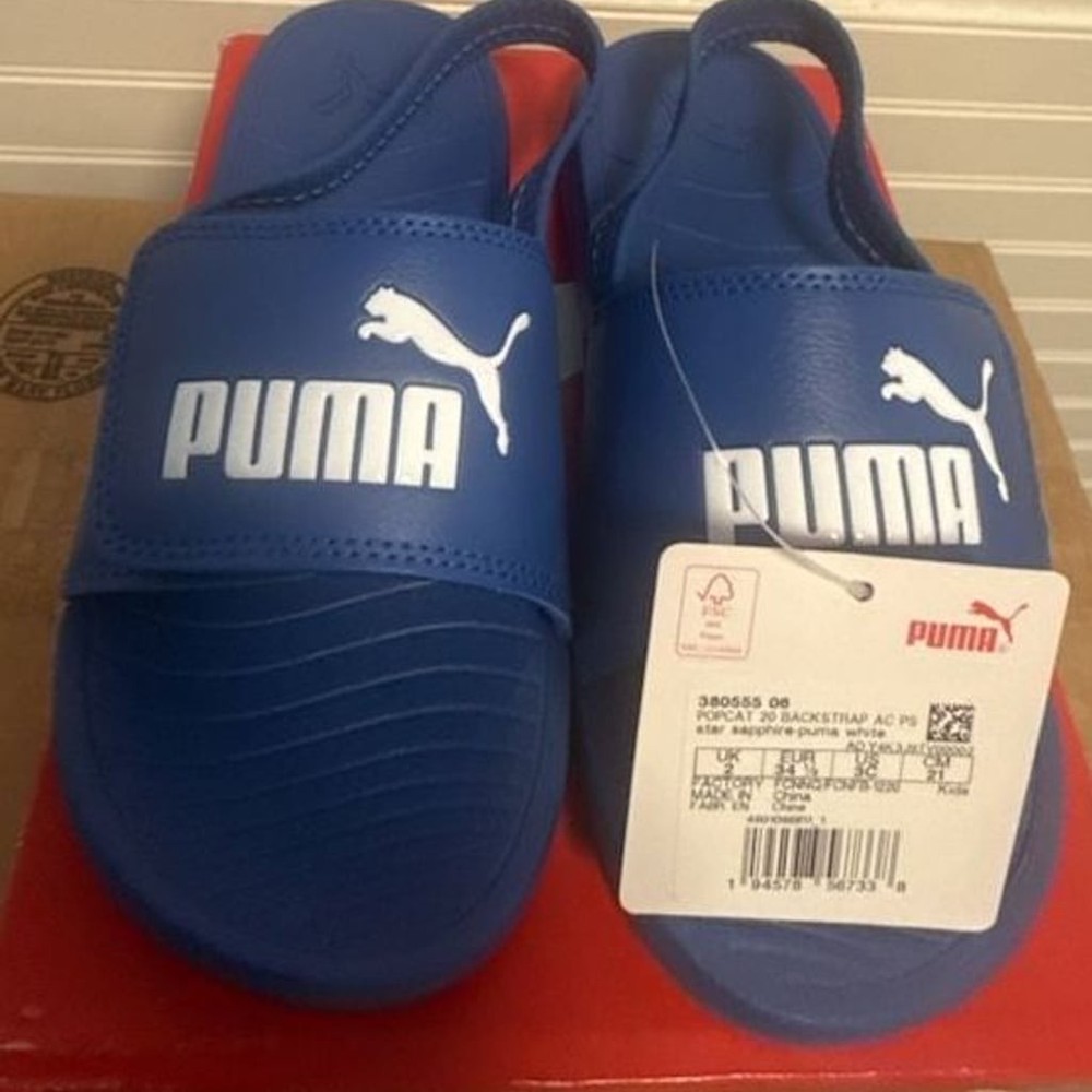 Puma Popcat 20 Backstrap AC PS Kids Slide Sandals
