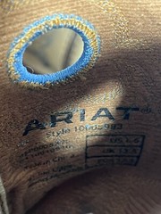 Ariat Leather Cowboy Boots Style 10005993, Size 1.5