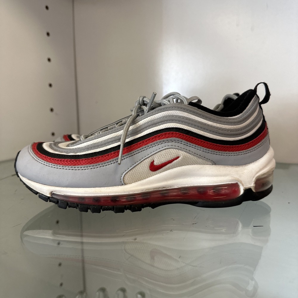 Nike Air Max 97 ‚Wolf Grey Red‘ Wolf Grey/Unv Red/Black 921522 020 6.5Y