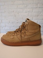 Nike Air Force 1 High Flax Wheat Brown 922066-203 Youth Shoes size 7Y