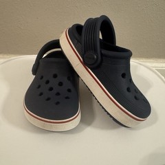 Crocs Crocband Kids Clogs – Navy Size US C 6 Navy Blue Red White A011123