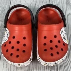 Crocs Size 6c Toddler Infant Peanuts Fun Lab Kids Snoopy Woodstock Red Rare