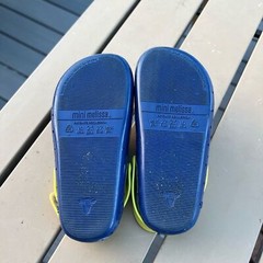 Mini Melissa Slip On Clogs With Cushion Soles Size 10