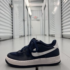 Nike Air Force 1 Valentines Day Obsidian Shoes BQ6980-400 GS Youth US Size 4Y