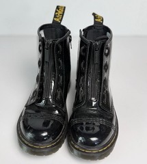 Dr. Martens Sinclair Bex Patent Leather Boots Black Youth US Size 2