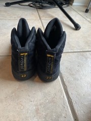 Nike Air Jordan 12 Retro (PS) Black Taxi 151186-071 Youth Size 3Y