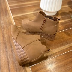 Toms Camel Ankle Booties