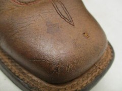 ANDERSON BEAN BOOTS Brown Square Toe Boots Youth Kids size 10 Style 7011