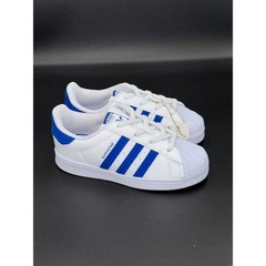 adidas Superstar White Royal Blue (TD) Sz 10K