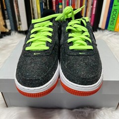 NIKE AIR FORCE 1 KIDS LV8 BLACK / GHOST GREEN DZ5287