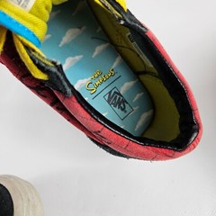 Vans The Simpson Old Skool El Barto US Kids Size 3 Red Limited Edition Bart
