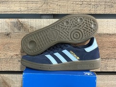 adidas Spezial Navy Light Blue Suede Low Top Kids Sneakers US 4 youth, women’s 5
