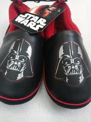 Star Wars DARTH VADER~Slippers Size SMALL (11-12)~NEW with tags