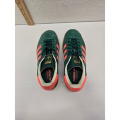 adidas Gazelle Bold Platform Collegiate Green Lucid Pink Kids Sneakers blokecore
