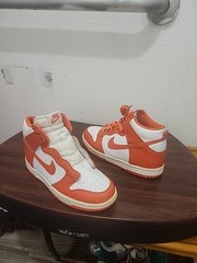 Nike Dunk High 2009 Syracuse Orange Blaze Size 4.5Y Shoes