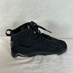 Jordan True Flight Black Grey White High Top Basketball Sneakers Youth 2