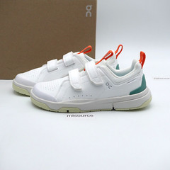 On The Roger Hook and Loop Sneakers 3KE10010840 White/Green Size 2 Little Kid’s