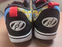 HEELYS The Simpsons Unisex Pro 20 Shoe Skate Sneaker Authentic Size 5 Youth