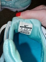 Size 7 (GS) Nike Huarache Run Print Low Blue Lagoon