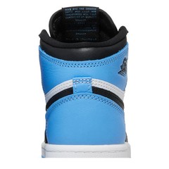 Air Jordan 1 High (PS) University Blue Black White Sneakers FD1412-400 New