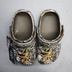 Rugged Shark Comfort Eva Clogs Kids Size 7 Multi Camouflage Waterproof Slip On