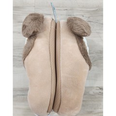 Squishmallows Benny the Bigfoot Plush Slippers Kids Size 6-7 Brown NWT