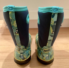 BOGS Kids Boots Rain -Snow- Mud Rubber Neoprene Pull On sz 3