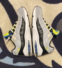 Nike Air Max 95 Grey Volt 905348-017 Running Cross Fit Sneakers GS 7Y Woman’ 8.5