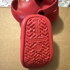 Sesame Street Elmo Red Kids Clogs Slip-On Rubber US 2 EU 23 NEVER WORN! No box.