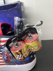 HEELYS MARVEL AVENGERS MECHSTRIKE HUSTLE CAPTAIN AMERICA MEN SNEAKERS SIZE 14