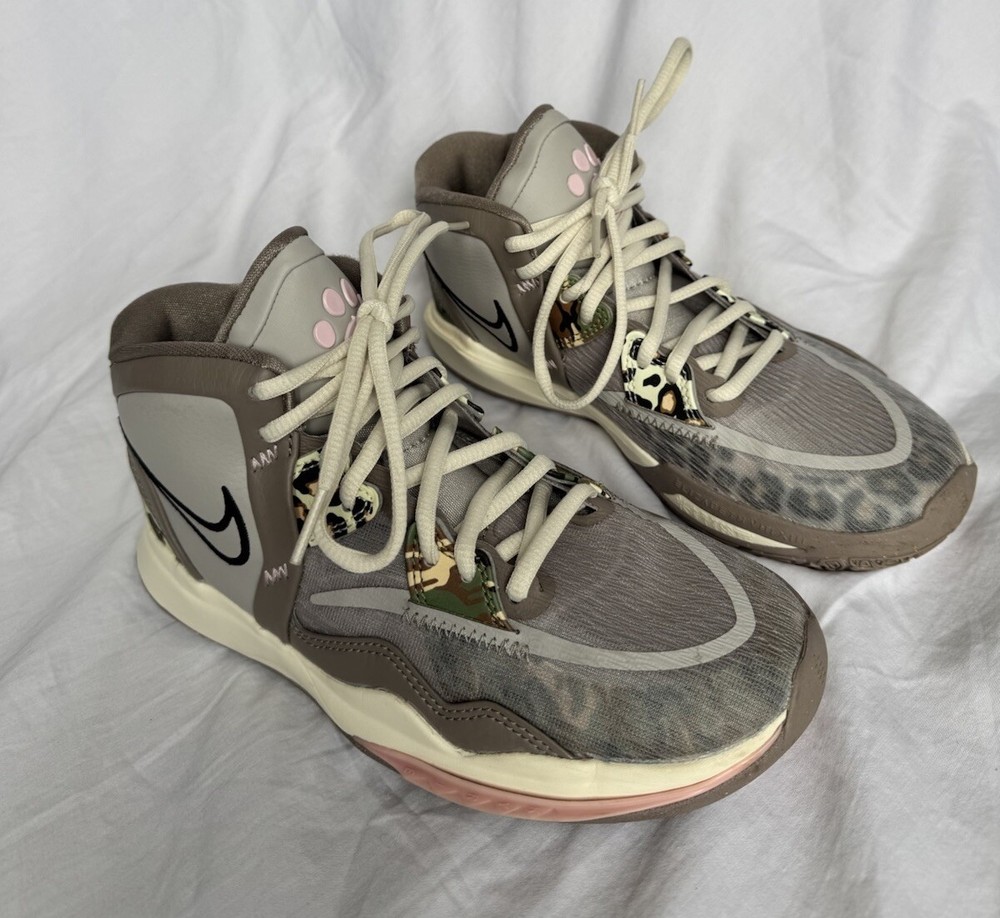 Nike Kyrie Infinity Leopard Camo 2022 Little Kids Size 4Y Basketball Shoes