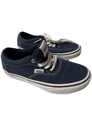 Vans Off The Wall Shoes Sneakers Size Youth Size 2 721356 Blue Canvas
