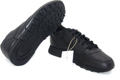 REEBOK CLASSIC LEATHER JUNIOR GZ6094 BLACK/BLACK RUNNING SHOE BIG KIDS