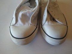 Converse Shoes Kids Teens Size 4.5 White Chuck Taylor One All Star Sneakers