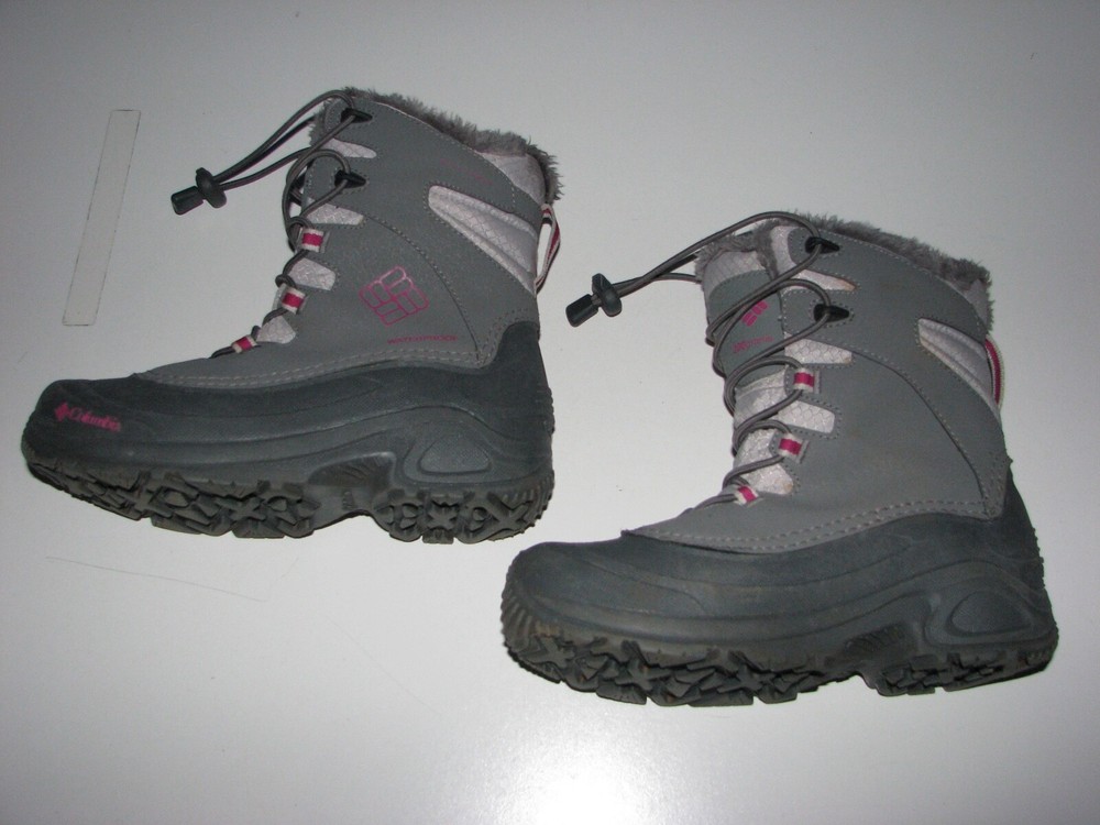 Columbia Omni-Heat 200 gram Bugaboot Winter Snow Boots, Shoes sz 5M Girls