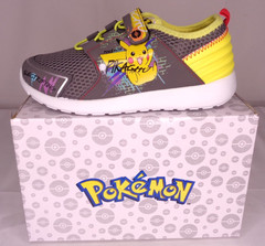 Pokemon Pikachu Electrifying Kids Shoes Size 4 Childrens Sneakers NEW with Box