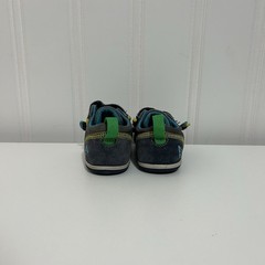 PLAE Ty Youth Hook & Loop Gray Blue Green Low Top Sneakers US 9.5 UK 8.5