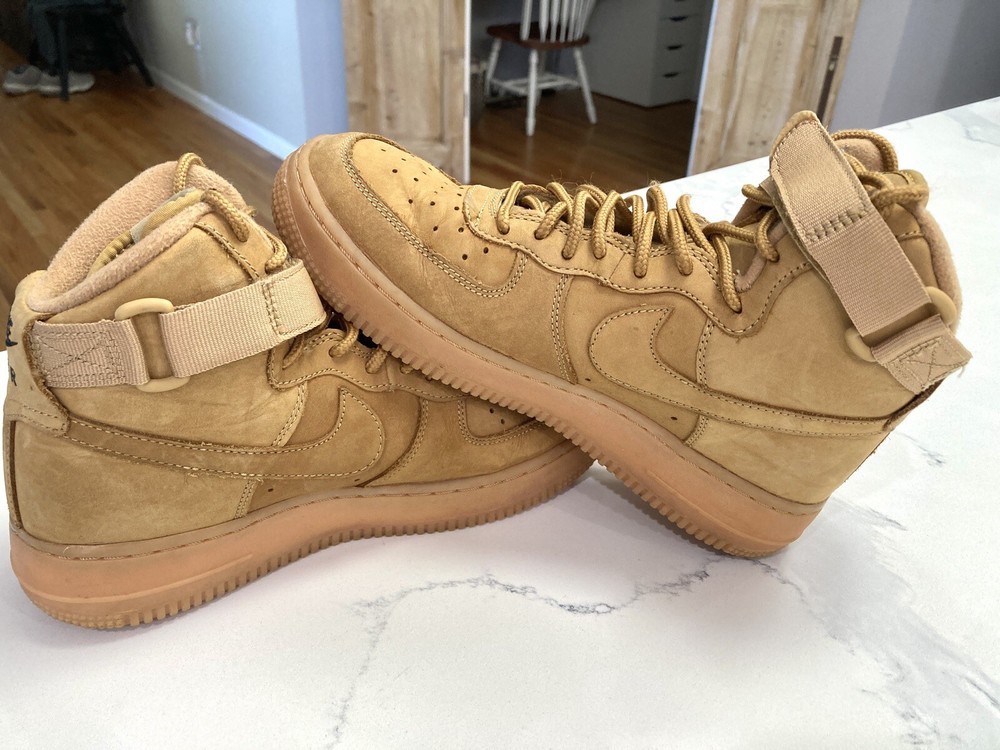 Nike Air Jordan 1 High GS Flax Wheat Low Mid 807617-200 Youth GS 6Y