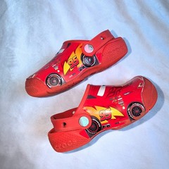 Children Size C12 Crocs Lighting Mcqueen Disney Pixar Cars Priston Cup Red