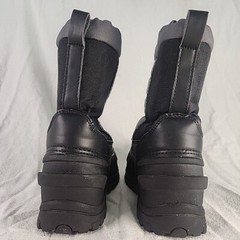 Boots Kid 3 Itasca Insulated Waterproof Canvas & Rubber Winter Snow Grey & Black