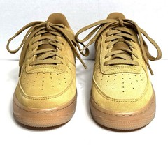 Nike Air Force 1 Low Top Wheat Brown Suede Sneakers Size 7Y US(BQ5485-700) NEW!