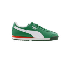 PUMA BIG KIDS ROMA BASIC JR – 354259-47 GREEN/WHITE **FINAL SALE ITEM**