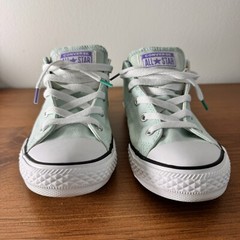 Converse CTAS Madison Ox Tal Lilac White LE Lace Up Canvas Sneakers Sz 3 EUR 35