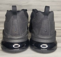 Nike Air Max 270 React GS Triple Black Youth/Women’s Size 6Y = Women’s 7.5 NEW