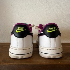 Nike Air Force 1 LV8 GS Just Do It Sneakers Vivid Purple Kids Youth Size 2Y